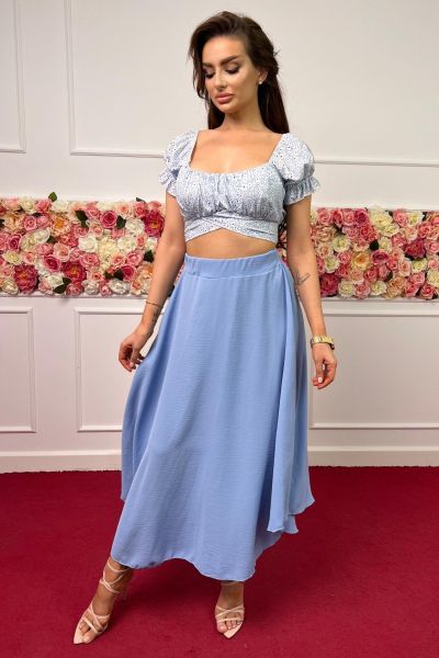 Niebieska spódnica damska namjoona-bl02-one size