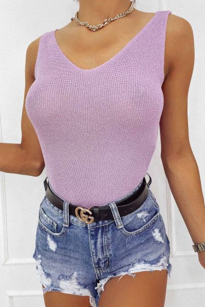 Filetowa damska bluzka na ramiączkach melany-pr01-one size
